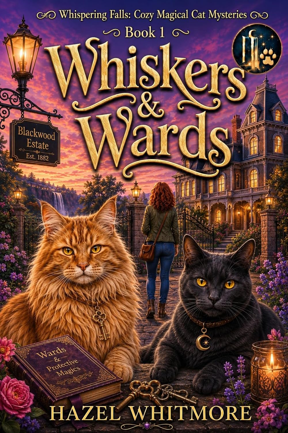 Whiskers & Wards by Hazel Whitmore book cover