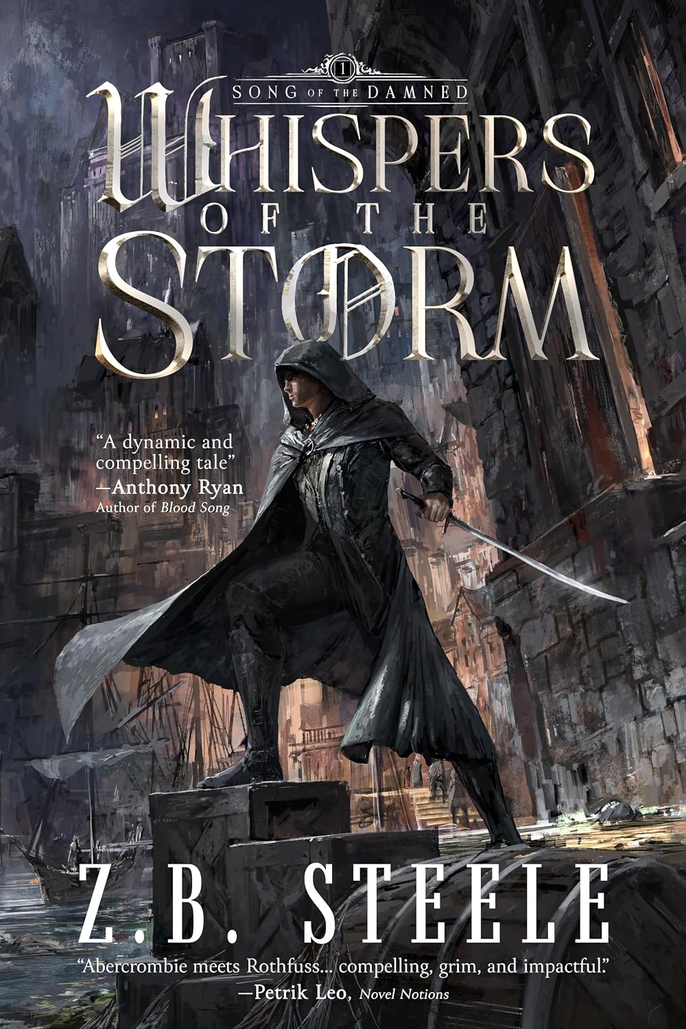 Whispers of the Storm by Z.B. Steele book cover