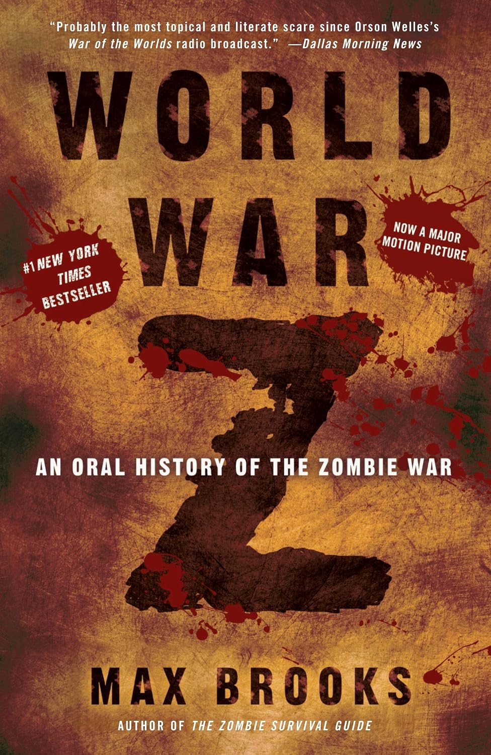 World War Z by Max Brooks book cover