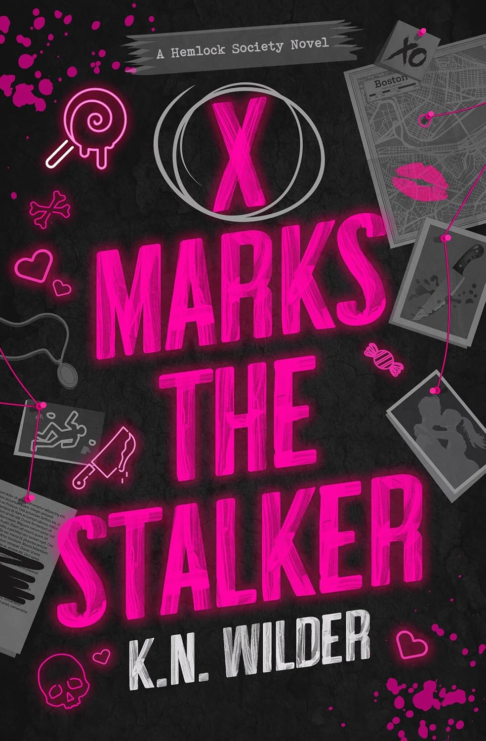 X Marks the Stalker by K.N. Wilder book cover